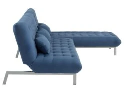 Canapé Modulable Convertible Tissu HORNET - Bleu -Deco.fr Soldes Boutique 424409