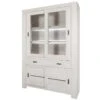 WILFRIED - Vitrine 4 Portes 1 Tiroir -Deco.fr Soldes Boutique bibliotheque vitrine et etagere 10004853