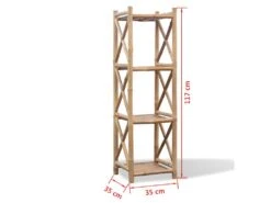 Étagère Armoire Meuble Design à 4 Paliers En Bambou Beige 2702011/2 9 Étagère Armoire Meuble Design à 4 Paliers En Bambou Beige 2702011/2 -Deco.fr Soldes Boutique bibliotheque vitrine et etagere 10551613