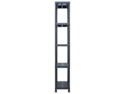 Étagères De Rangement 5 Pièces 125 Kg 60 X 30 X 180 Cm Plastique Noir 02_0000673 8 Étagères De Rangement 5 Pièces 125 Kg 60 X 30 X 180 Cm Plastique Noir 02_0000673 -Deco.fr Soldes Boutique bibliotheque vitrine et etagere 10764503