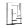 Étagère Métal Noir Filiforme - BROOKLAND -Deco.fr Soldes Boutique bibliotheque vitrine et etagere 11124421
