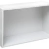 Meuble Etagère Murale 1 Case De Rangement 57 X 20 Cm Blanc -Deco.fr Soldes Boutique bibliotheque vitrine et etagere 11909497