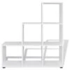 Étagère Armoire Meuble Design Bibliothèque/étagère 107 Cm Blanc 2702015/2 -Deco.fr Soldes Boutique bibliotheque vitrine et etagere 12073733
