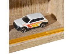 COLLECT - Vitrine Murale 5 Compartiments Aspect Chêne -Deco.fr Soldes Boutique bibliotheque vitrine et etagere 12395361