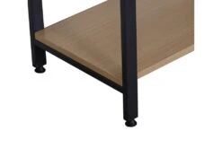 Bibliothèque 3 étagères En Métal Et Bois Noir Beige Design Moderne -Deco.fr Soldes Boutique bibliotheque vitrine et etagere 12521841