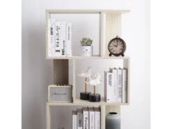 Bibliotheque 5 Etageres Sapin Blanchi Mdf Bureau 169x60x24 11 Bibliotheque 5 Etageres Sapin Blanchi Mdf Bureau 169x60x24 -Deco.fr Soldes Boutique bibliotheque vitrine et etagere 12521901