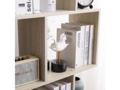 Bibliotheque 5 Etageres Sapin Blanchi Mdf Bureau 169x60x24 12 Bibliotheque 5 Etageres Sapin Blanchi Mdf Bureau 169x60x24 -Deco.fr Soldes Boutique bibliotheque vitrine et etagere 12521903