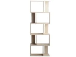 Bibliotheque 5 Etageres Sapin Blanchi Mdf Bureau 169x60x24 13 Bibliotheque 5 Etageres Sapin Blanchi Mdf Bureau 169x60x24 -Deco.fr Soldes Boutique bibliotheque vitrine et etagere 12521905