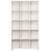 Étagère Pour Livres 100% Panneaux De Particules Couleur Blanc. 90x160x25 -Deco.fr Soldes Boutique bibliotheque vitrine et etagere 13049003