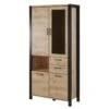Vitrine Haute XL Collection BOWIE. Couleur Chêne Et Noir. LED Incluses 9 Vitrine Haute XL Collection BOWIE. Couleur Chêne Et Noir. LED Incluses -Deco.fr Soldes Boutique bibliotheque vitrine et etagere 8926783