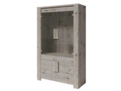 Vitrine 2 Portes 120 Cm Lyon - ChĂȘne