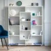 Bibliothèque 11 étagères Multiformes Blanche EMILY - HAPPY GARDEN 4 Bibliothèque 11 étagères Multiformes Blanche EMILY - HAPPY GARDEN -Deco.fr Soldes Boutique bibliotheque vitrine et etagere 9444903