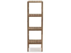 Étagère Alam En Bois De Noyer, Hauteur 117,5 Cm Avec 4 Niveaux -Deco.fr Soldes Boutique bibliotheque vitrine et etagere 9447889