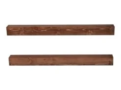 Lot De 2 étagères Murales Munkebo 100 X 9 X 9 Cm Bois De Pin Avec Lasure [en.casa] -Deco.fr Soldes Boutique bibliotheque vitrine et etagere 9501645