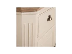 Bibliothèque 9 Niches Bois/Crème - CAMILLE -Deco.fr Soldes Boutique bibliotheque 17627729