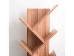 Etageres Bibliotheque Bois Brun Design 160x44,5x22 -Deco.fr Soldes Boutique bibliotheque 18400613