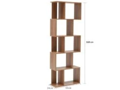 Bibliothèque Etagère 5 Etagères Marron Moderne Bois 172,5x60x24,5 7 Bibliothèque Etagère 5 Etagères Marron Moderne Bois 172,5x60x24,5 -Deco.fr Soldes Boutique bibliotheque 18400677