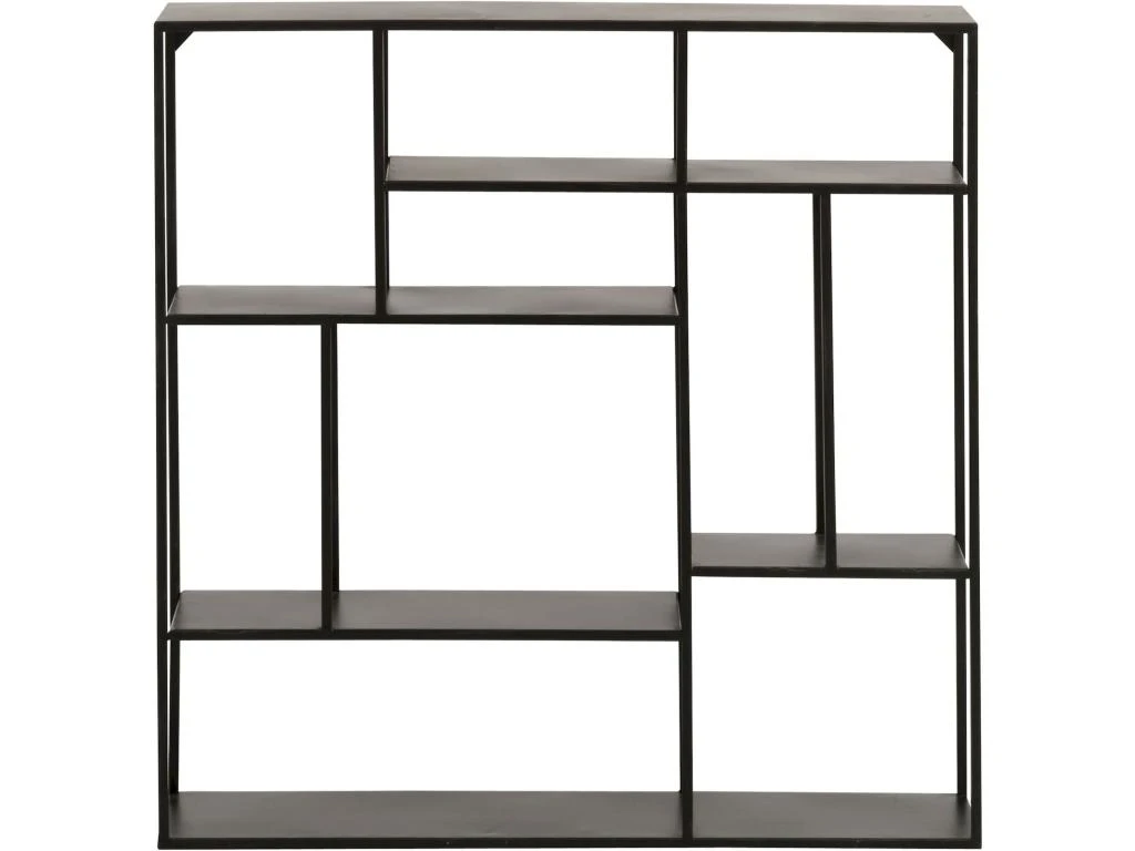 Bibliothèque Murale Metal Noir Black Rock 2 Bibliothèque Murale Metal Noir Black Rock – Image 2