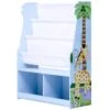 Etagère De Rangement Enfant Garçon En Bois Sunny Safari Bleu