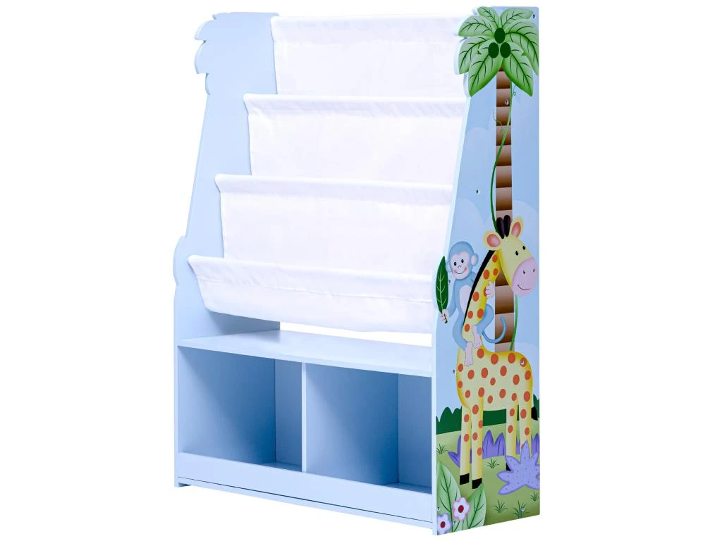 Etagère De Rangement Enfant Garçon En Bois Sunny Safari Bleu 1 Etagère De Rangement Enfant Garçon En Bois Sunny Safari Bleu