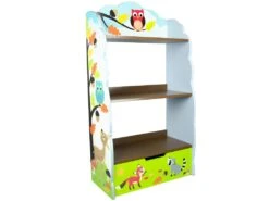 Bibliothèque En Bois Bleu Enfant Fille Garçon Fantasy Fields TD-11704A