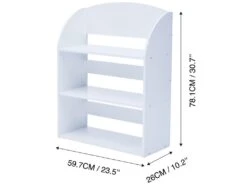 Fantasy Fields - Plain Kids 3 Shelf Bibliothèque - Blanc -Deco.fr Soldes Boutique bibliotheque 21286243