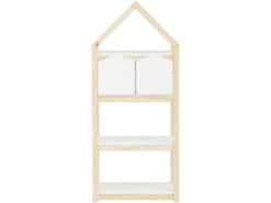 Bibliothèque Square Line 2 Paniers Blanc Nature -Deco.fr Soldes Boutique bibliotheque 21516625