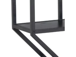 Sea Étagère Murale, Octogonale Avec 3 Tablettes D'exposition, Noir. -Deco.fr Soldes Boutique bibliotheque 22083475