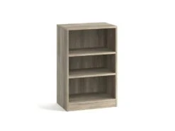 Petite Bibliothèque Design 2 étagères, Coloris Chêne Clair Collection TOLLY