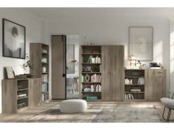 Bibliothèque Design 5 étagères, Coloris Chêne Clair Collection TOLLY 7 Bibliothèque Design 5 étagères, Coloris Chêne Clair Collection TOLLY -Deco.fr Soldes Boutique bibliotheque 22128173