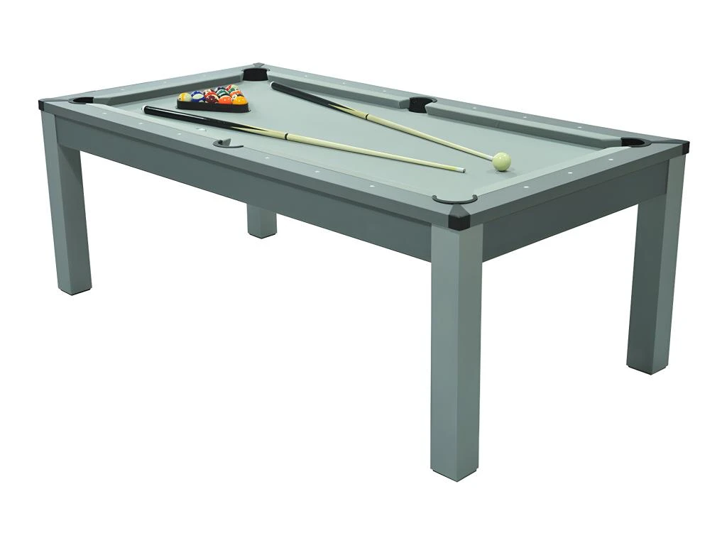 Table Transformable - Billard & Ping-pong BALTHAZAR - 213*112*81.5cm - Gris 4 Table Transformable - Billard & Ping-pong BALTHAZAR - 213*112*81.5cm - Gris â Image 4
