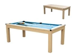 Table Transformable - Billard & Ping-pong BALTHAZAR - 213*112*81.5cm - Bleu -Deco.fr Soldes Boutique billard 405197