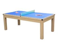 Table Transformable - Billard & Ping-pong BALTHAZAR - 213*112*81.5cm - Rouge -Deco.fr Soldes Boutique billard 406187