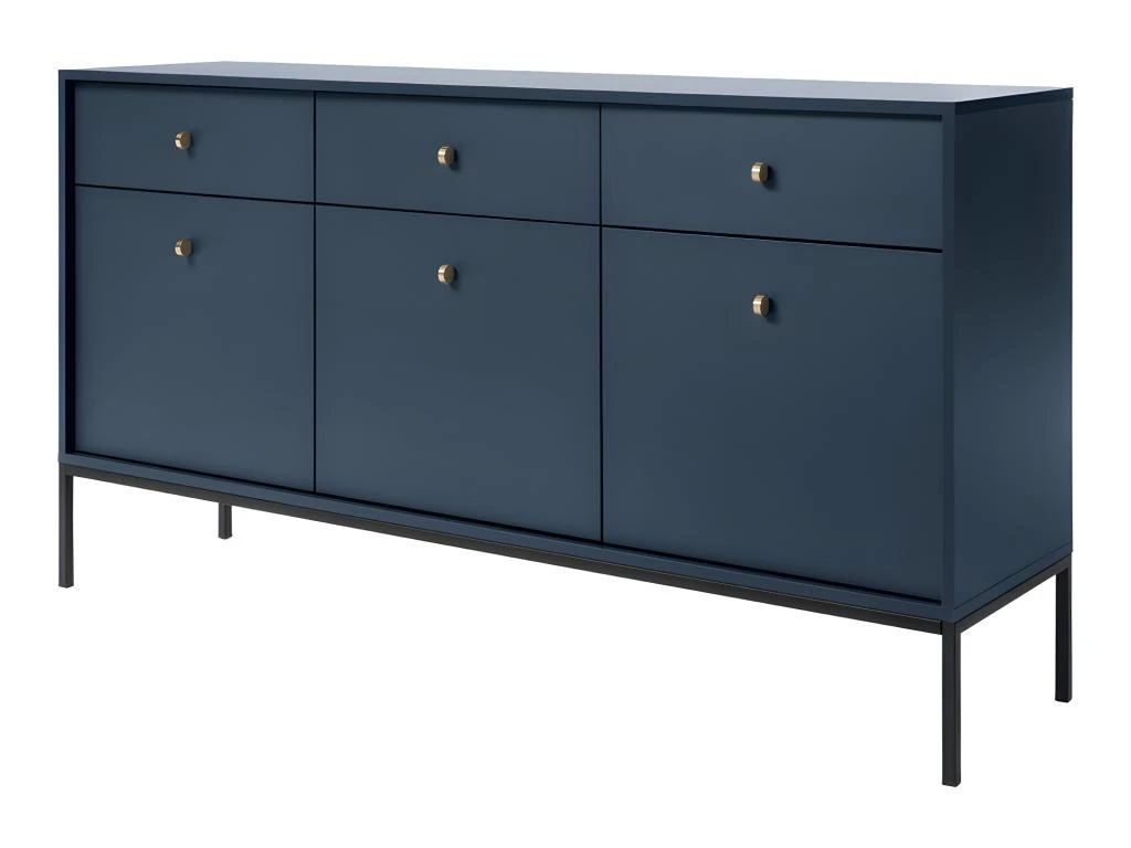 Ensemble Buffet Et Meuble TV Bleu - Séjour Contemporain BOGDAN 5 Ensemble Buffet Et Meuble TV Bleu - Séjour Contemporain BOGDAN – Image 5