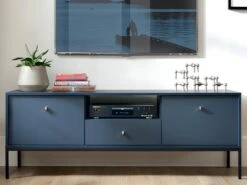 Ensemble Buffet Et Meuble TV Bleu - Séjour Contemporain BOGDAN 7 Ensemble Buffet Et Meuble TV Bleu - Séjour Contemporain BOGDAN -Deco.fr Soldes Boutique buffet 10899013