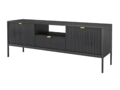Ensemble Buffet Et Meuble TV Noir - Séjour Contemporain LIOUBA -Deco.fr Soldes Boutique buffet 10902765