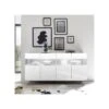Buffet 4 Portes Laqué Blanc à LEDs - TARENTE N°1 -Deco.fr Soldes Boutique buffet 11131887
