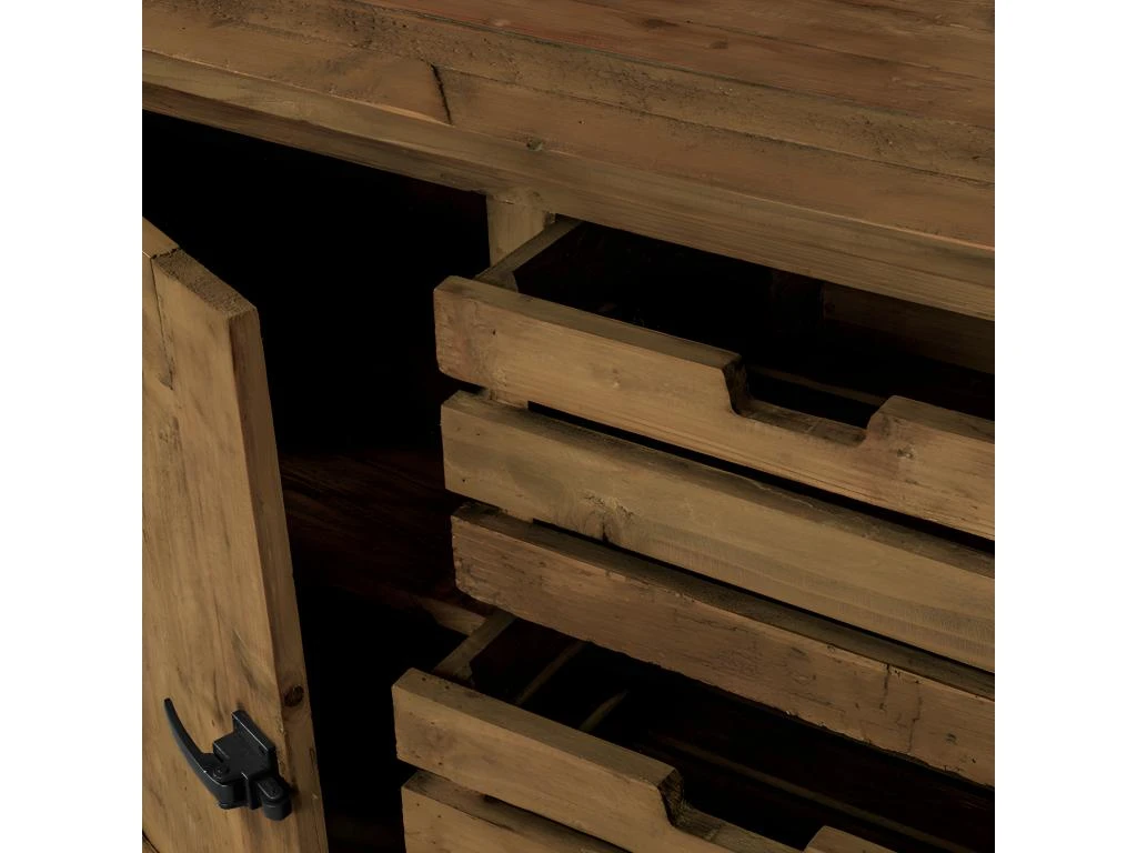 Buffet Ottawa En Bois 2 Portes 3 Tiroirs 6 Buffet Ottawa En Bois 2 Portes 3 Tiroirs – Image 6