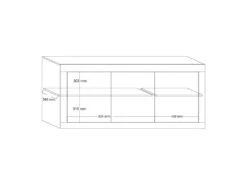 Buffet 3 Portes Blanc/Béton Ciré Clair - MATERA -Deco.fr Soldes Boutique buffet 14340903