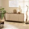ALIX - Buffet En Bois De Manguier 4 Portes Motifs Ethniques -Deco.fr Soldes Boutique buffet 14668165