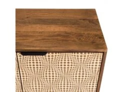 ALIX - Buffet En Bois De Manguier 4 Portes Motifs Ethniques -Deco.fr Soldes Boutique buffet 14668169