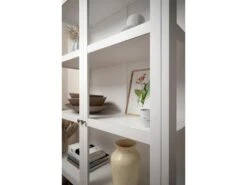 May Vitrine 4 Portes Blanc. -Deco.fr Soldes Boutique buffet 15073751