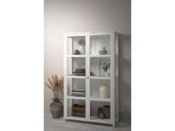May Vitrine 4 Portes Blanc. -Deco.fr Soldes Boutique buffet 15073753