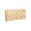 Buffet 10 Tiroirs Bois Naturel Clair - ODENSE -Deco.fr Soldes Boutique buffet 17623123