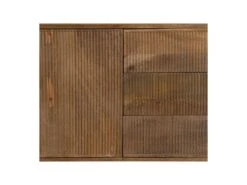 Buffet 2 Portes 3 Tiroirs Bois Brut - PAOLI 11 Buffet 2 Portes 3 Tiroirs Bois Brut - PAOLI -Deco.fr Soldes Boutique buffet 17623355