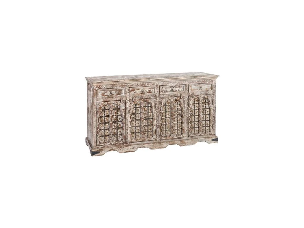 Buffet Bois De Manguier/Blanc - RIVA N°1 1 Buffet Bois De Manguier/Blanc - RIVA N°1