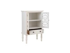 Meuble D'entrée 2 Portes 1 Tiroir Blanc - BYSHA -Deco.fr Soldes Boutique buffet 17624157