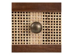 Meuble D'entrée 8 Tiroirs Bois/Rotin - BISCUIT -Deco.fr Soldes Boutique buffet 17625577