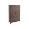 Armoire 2 Portes Bois De Mindi Marron - MIMA 14 Armoire 2 Portes Bois De Mindi Marron - MIMA -Deco.fr Soldes Boutique buffet 17625867