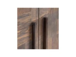 Armoire 2 Portes Bois De Mindi Marron - MIMA -Deco.fr Soldes Boutique buffet 17625875